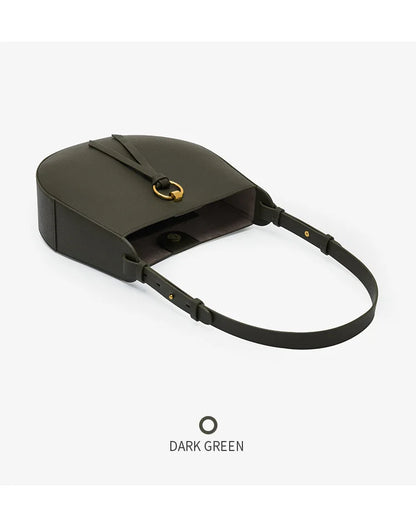 Crossbody Saddle Bag - Genuine Leather