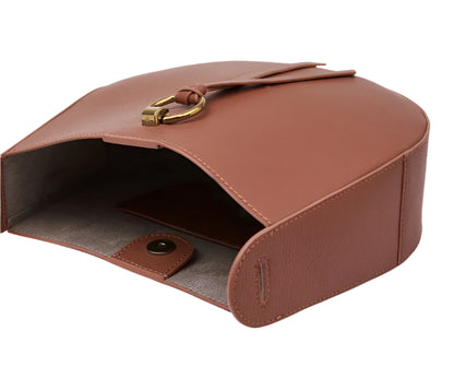 Crossbody Saddle Bag - Genuine Leather