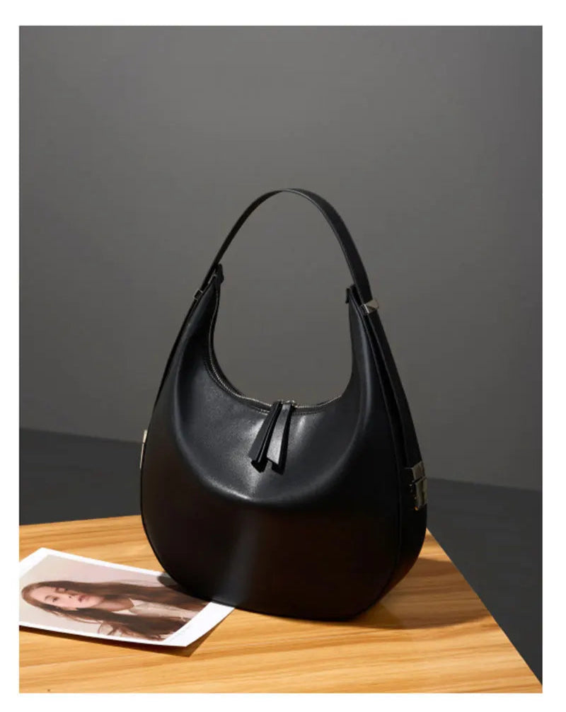 Large Tote Bag - Genuine Leather