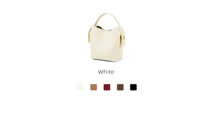 Tia Bucket Bag - Genuine Leather