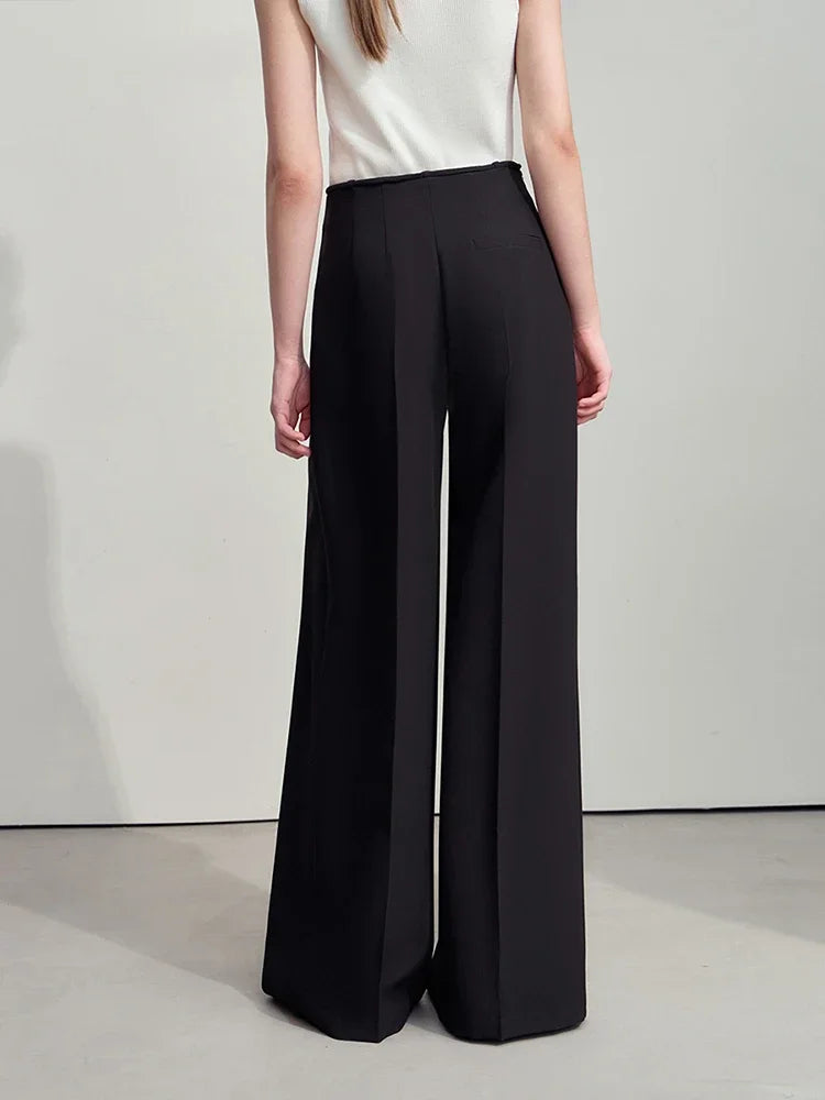 Pleated Wide Leg Pants