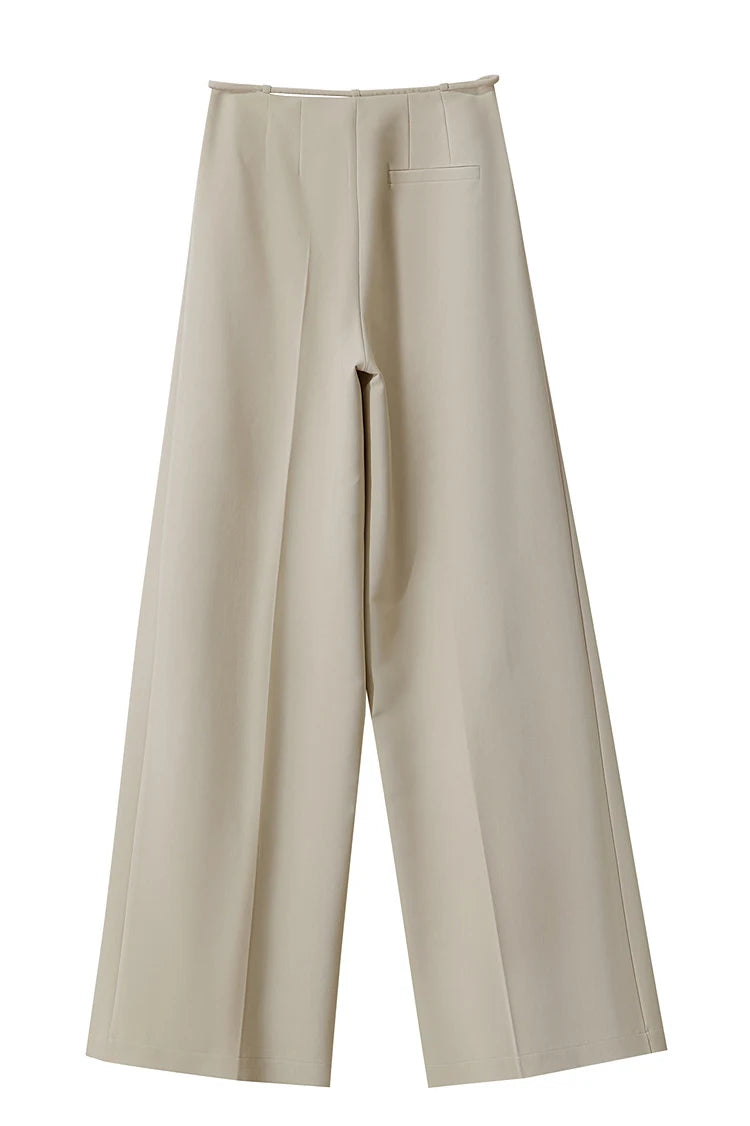 Pleated Wide Leg Pants