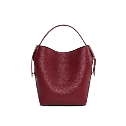 Tia Bucket Bag - Genuine Leather