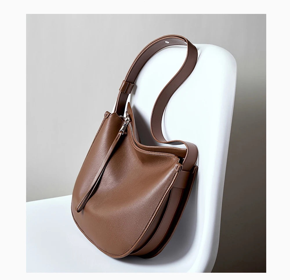 Ellie Hobo Bag - Soft Genuine Leather