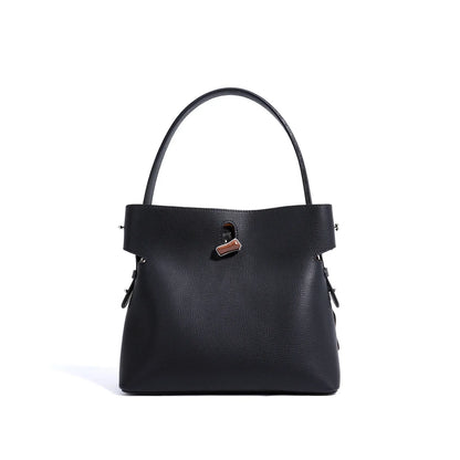 Zinnie Bucket / Satchel Bag - Genuine Leather