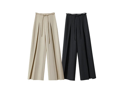 Pleated Wide Leg Pants