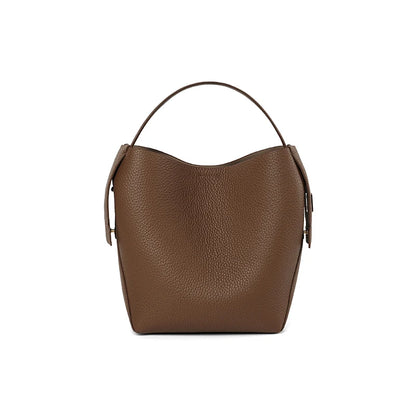 Tia Bucket Bag - Genuine Leather