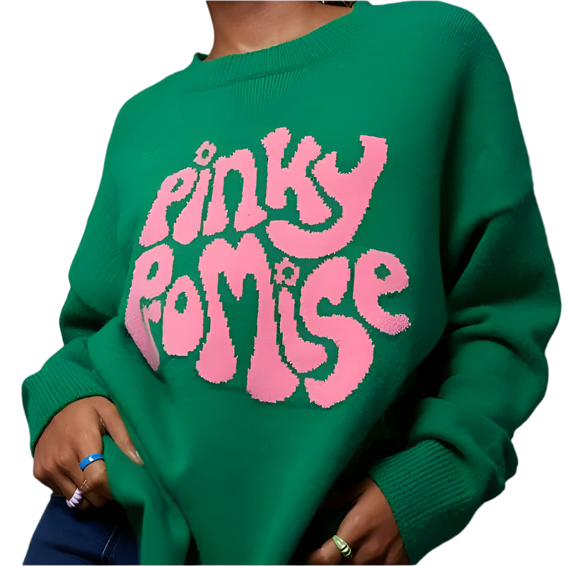 Pinky Promise Pullover Sweater