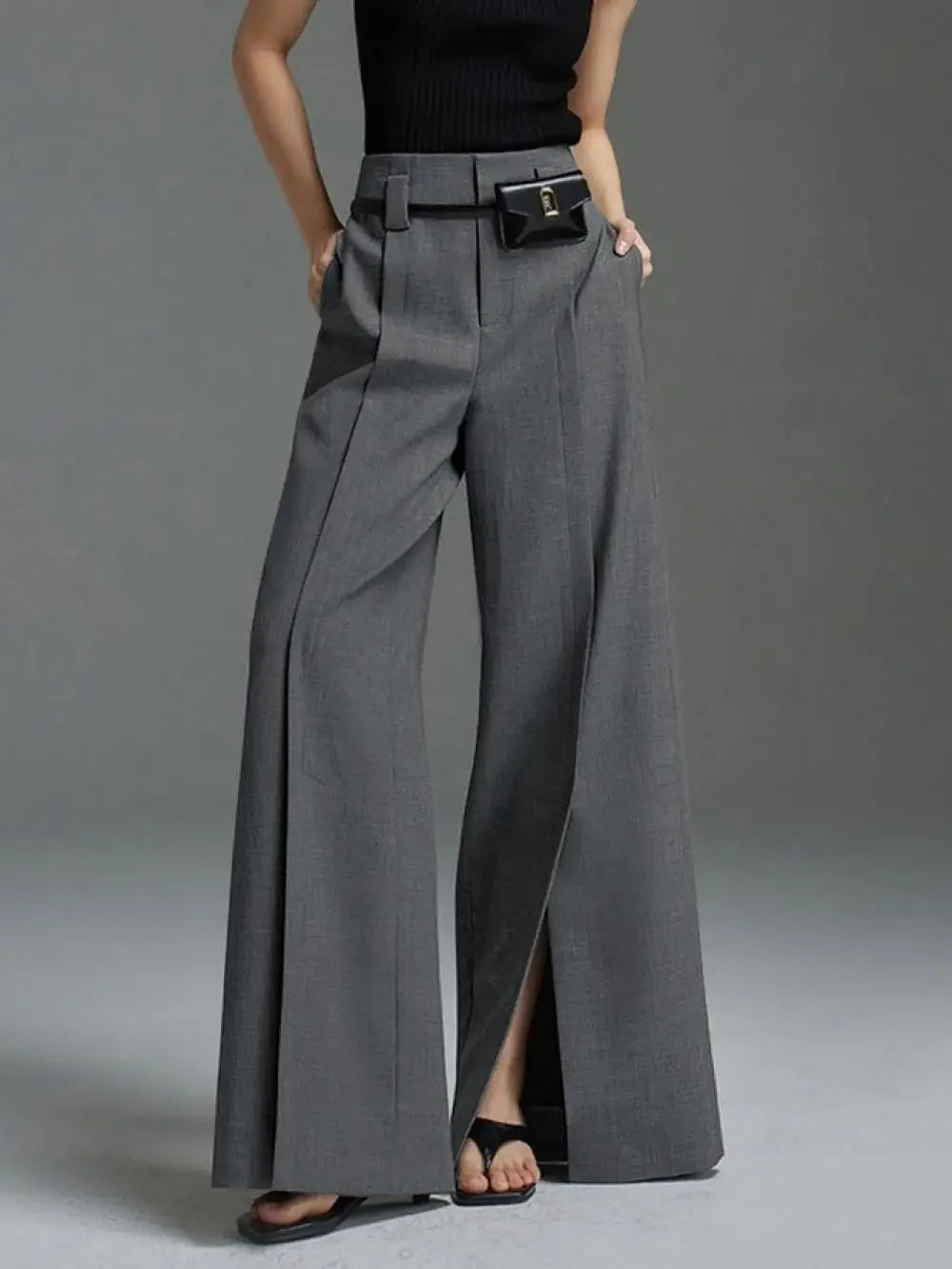 Split-Front Trousers