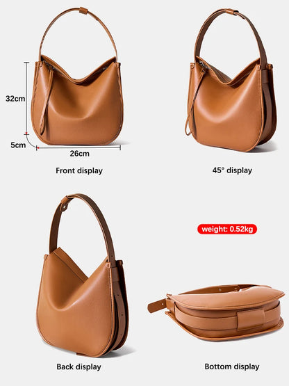 Ellie Hobo Bag - Soft Genuine Leather