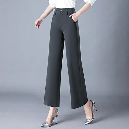 Straight Leg Ankle Length Trousers