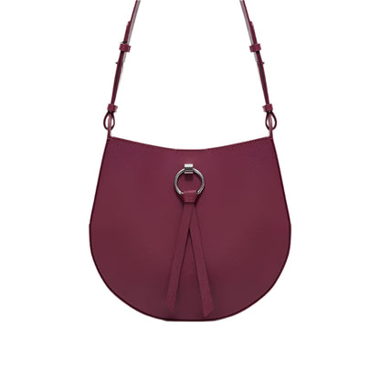 Crossbody Saddle Bag - Genuine Leather