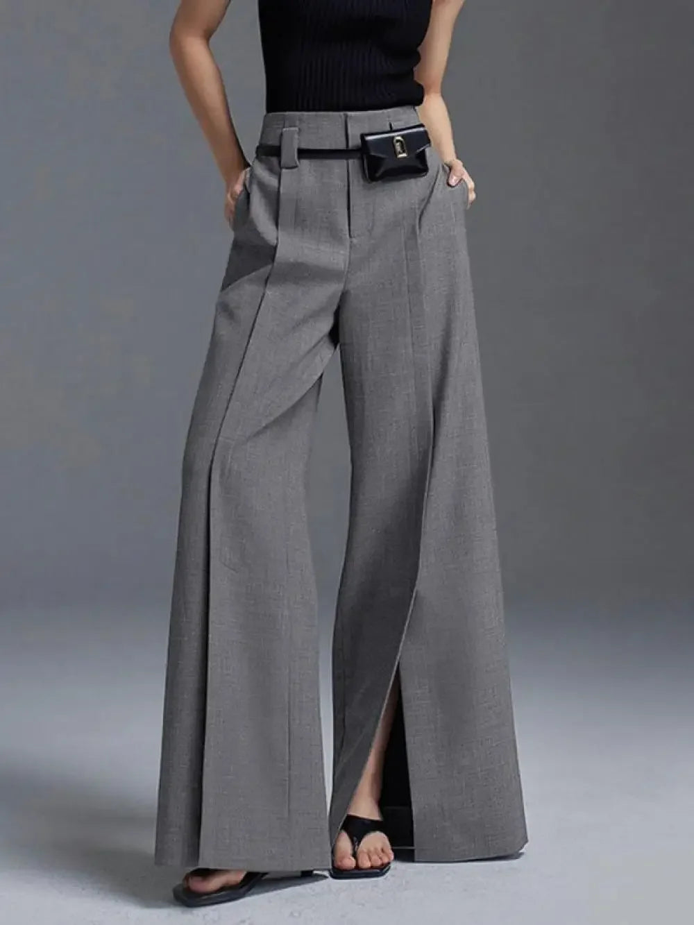 Split-Front Trousers