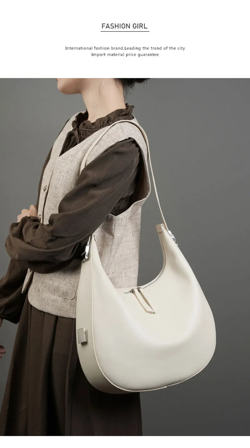 Large Tote Bag - Genuine Leather