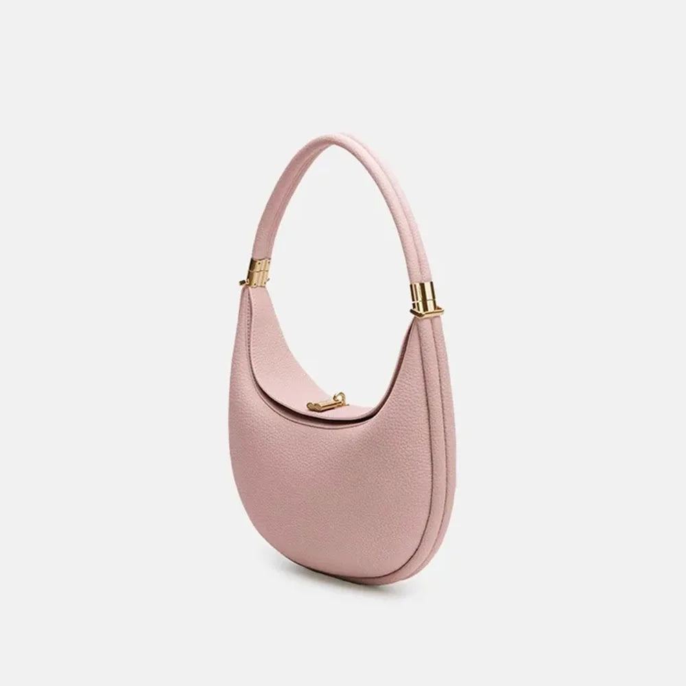 Crescent Shoulder Bag - Lightweight Leather