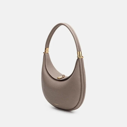 Crescent Shoulder Bag - Lightweight Leather