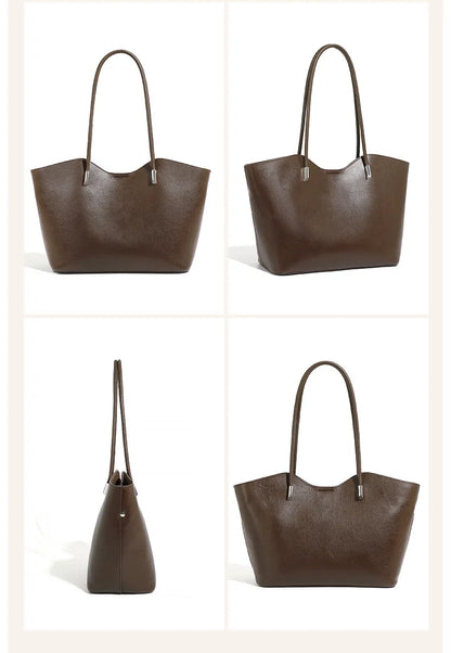 Holly Tote Bag - Soft Genuine Leather