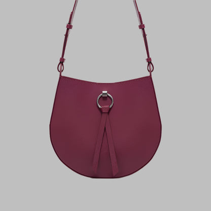 Crossbody Saddle Bag - Genuine Leather