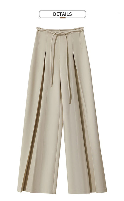 Pleated Wide Leg Pants