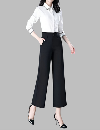 Straight Leg Ankle Length Trousers