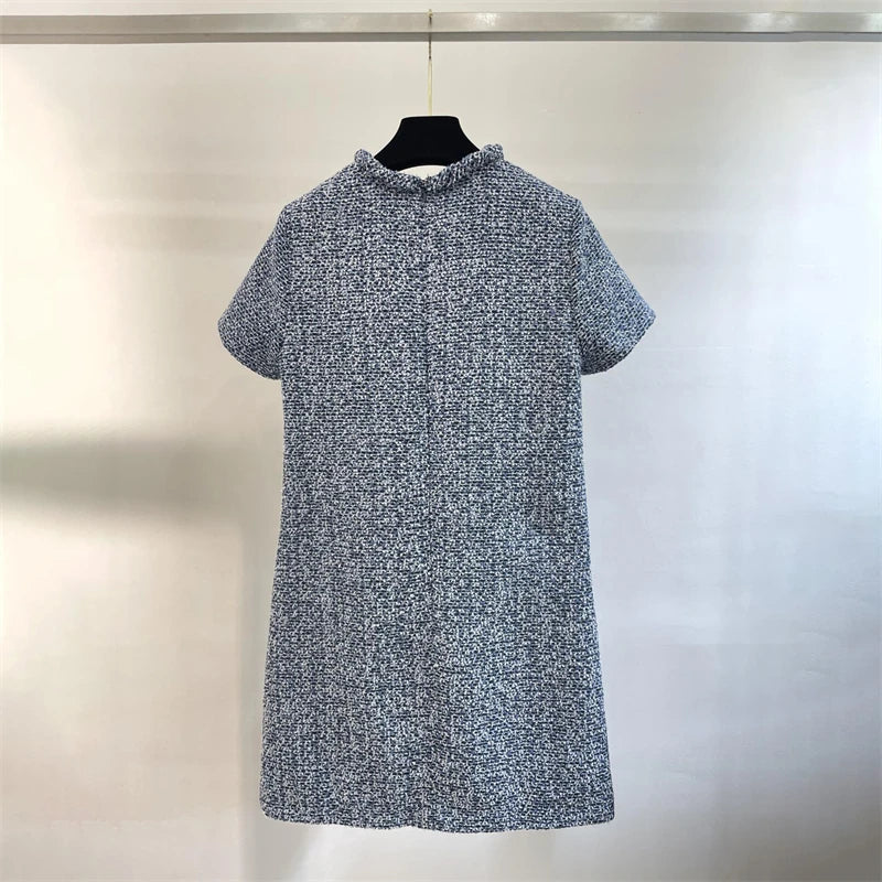 Tweed Double Pocket Dress