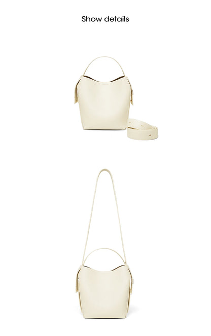 Tia Bucket Bag - Genuine Leather