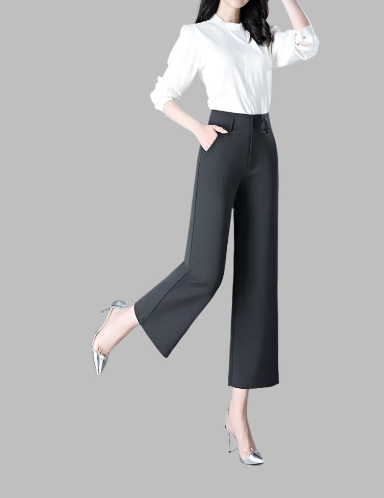 Straight Leg Ankle Length Trousers