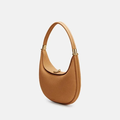 Crescent Shoulder Bag - Lightweight Leather